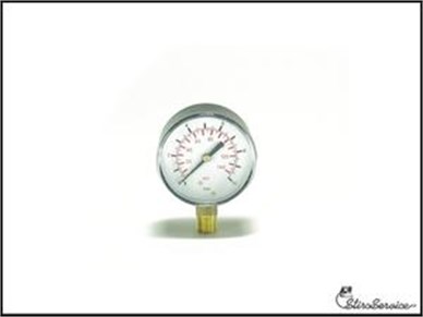 PRESSURE GAUGE 0-10 BAR1/4" BOTTOM ENTRY 62mm