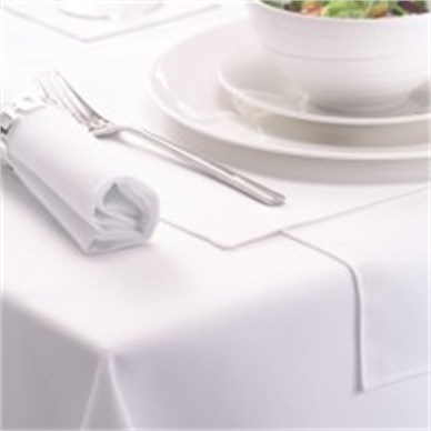 SIGNATURE PLUS NAPKIN WHITE 51x51cm HEMMED EDGE